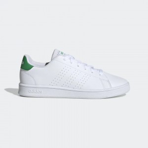 Giày adidas Advancourt Nữ - Trắng Xanh Lá