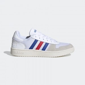 Giày adidas Hoops 2.0 Nam - Trắng