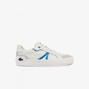 Giày Lacoste L004 722 Nam - Trắng Xanh
