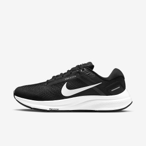 Giày Nike Air Zoom Structure 24 Nữ - Đen Trắng