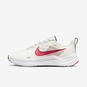 Giày Nike DownShifter 12 Nữ - Trắng Đỏ