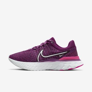 Giày Nike React Infinity Run Flyknit 3 Nữ - Tím