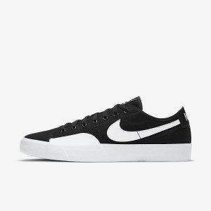 Giày Nike SB Blazer Court Nam - Đen Trắng