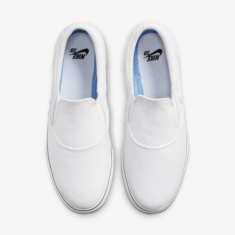Giày Nike SB Chron 2 Slip Nam - Trắng