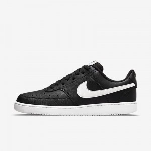Giày Nike Court Vision Low Nam - Đen Trắng