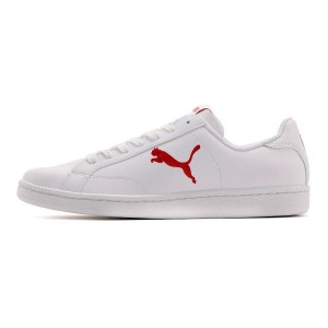 Giày Puma Smash Cat L Nam Nữ - Trắng Đỏ