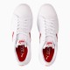 Giày Puma Smash Cat L Nam Nữ - Trắng Đỏ Giày Puma Smash Cat L Nam Nữ - Trắng Đỏ