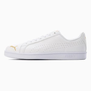 Giày Puma Smash Cat Perf FS SL Nam Nữ - Trắng Gold