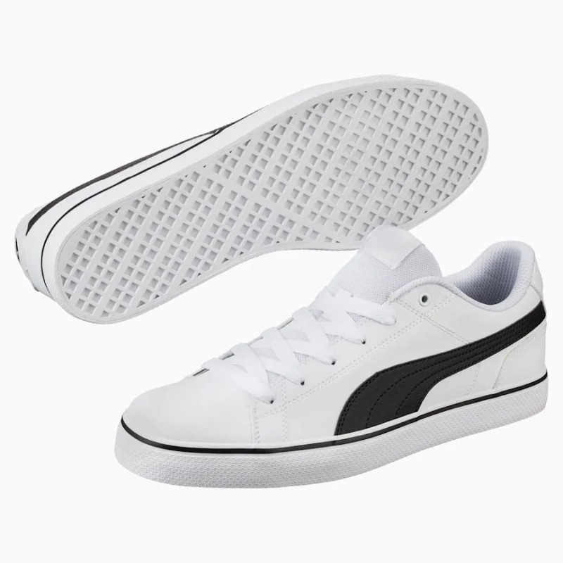 Giày Puma Court Point Vulc V2 Nam - Trắng Đen Giày Puma Court Point Vulc V2 Nam - Trắng Đen