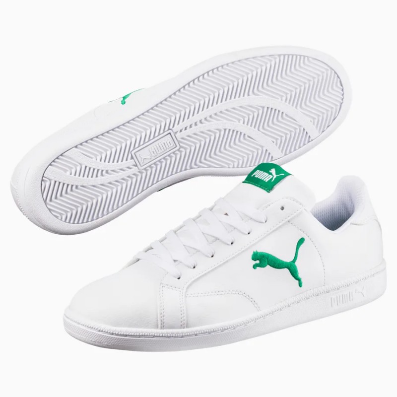 Giày Puma Smash Cat L Nam - Trắng Xanh lá