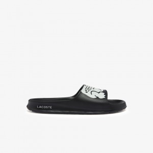 Dép Lacoste Croco 2.0 Synthetic Slides Nam - Đen