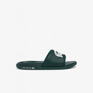 Dép Lacoste Croco Dualiste Synthetic Logo Strap Nam - Xanh Lá