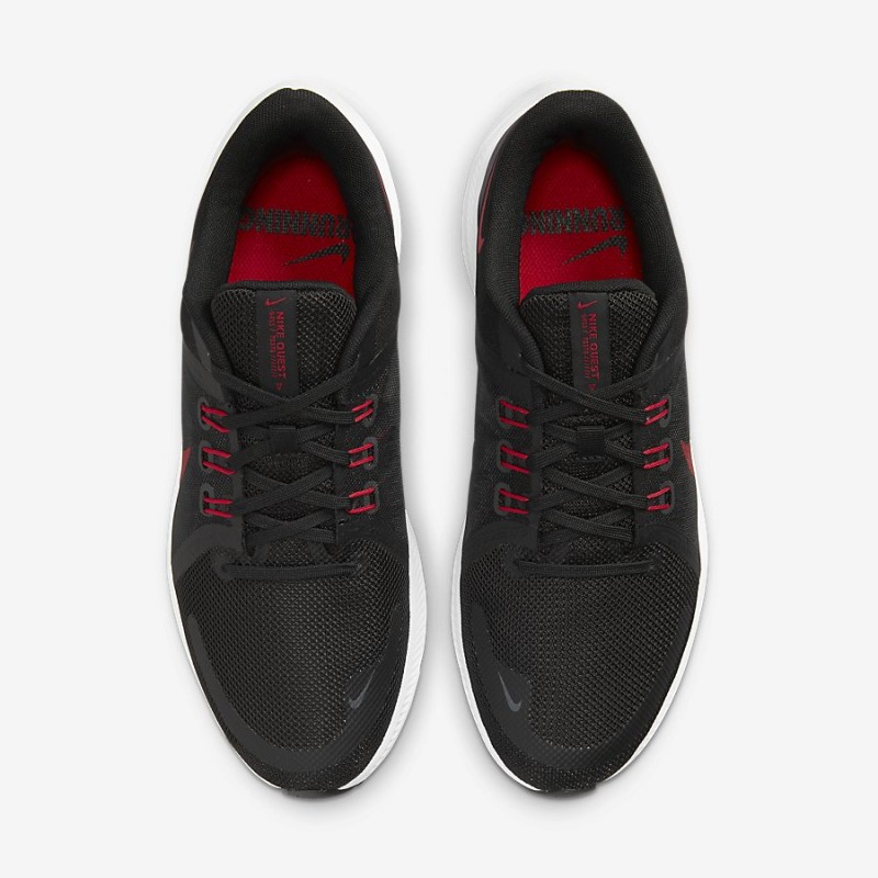 Giày Nike Quest 4 Nam- Đen Đỏ