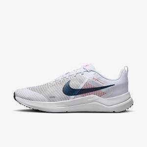 Giày Nike Downshifter 12 Nam - Trắng Xanh