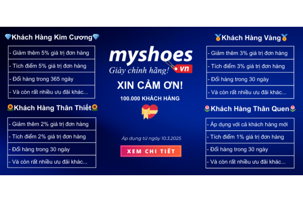 Myshoes Tự Hào Là Một Shop Giày Thể Thao Chính Hãng