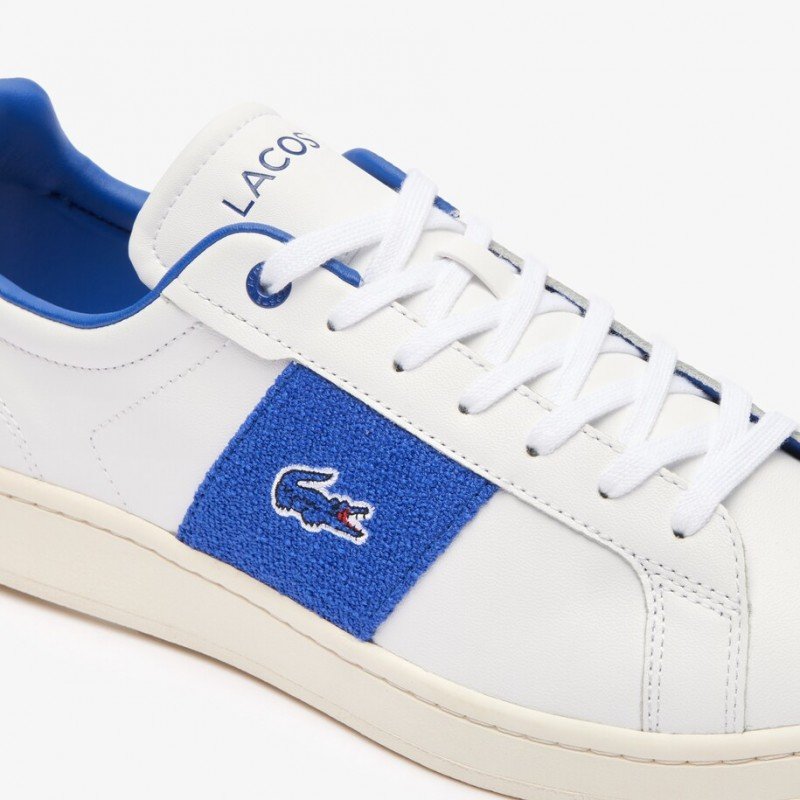 Giày Lacoste Carnaby Pro CGR 124  Nam - Trắng Xanh