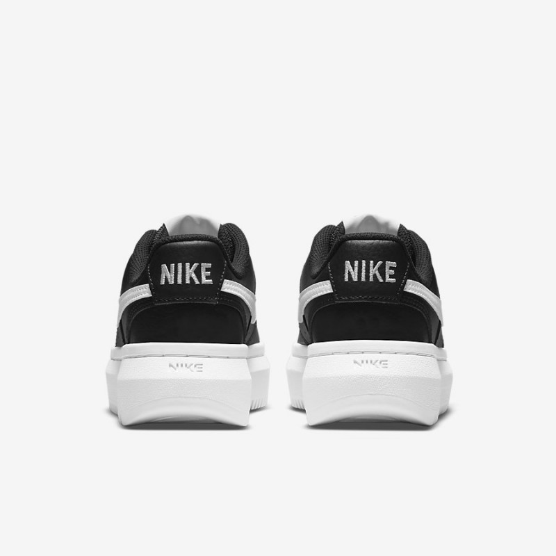 Giày Nike Court Vision Alta Nữ- Đen Trắng