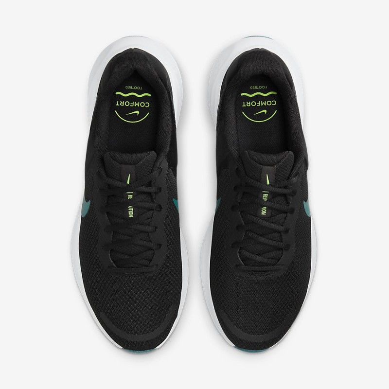Giày Nike Revolution 7 Nam - Đen Xanh