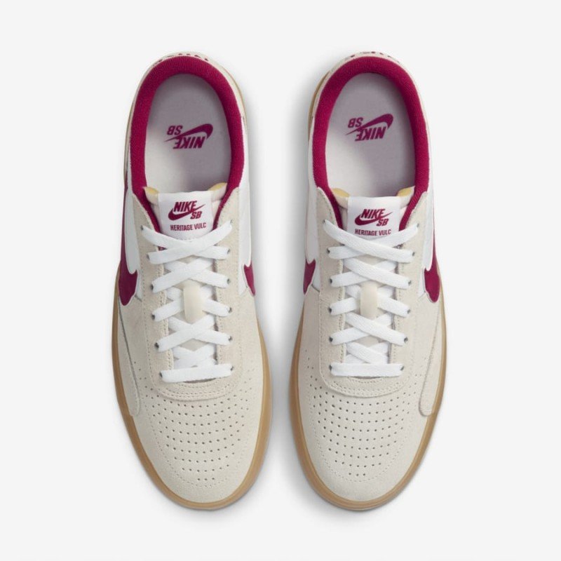 Giày Nike SB Heritage Vulc Nam - Xám Đỏ