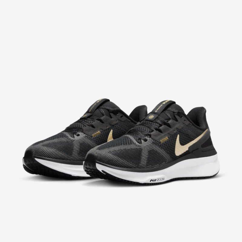 Giày Nike Air Zoom Structure 25 Nữ - Đen Gold