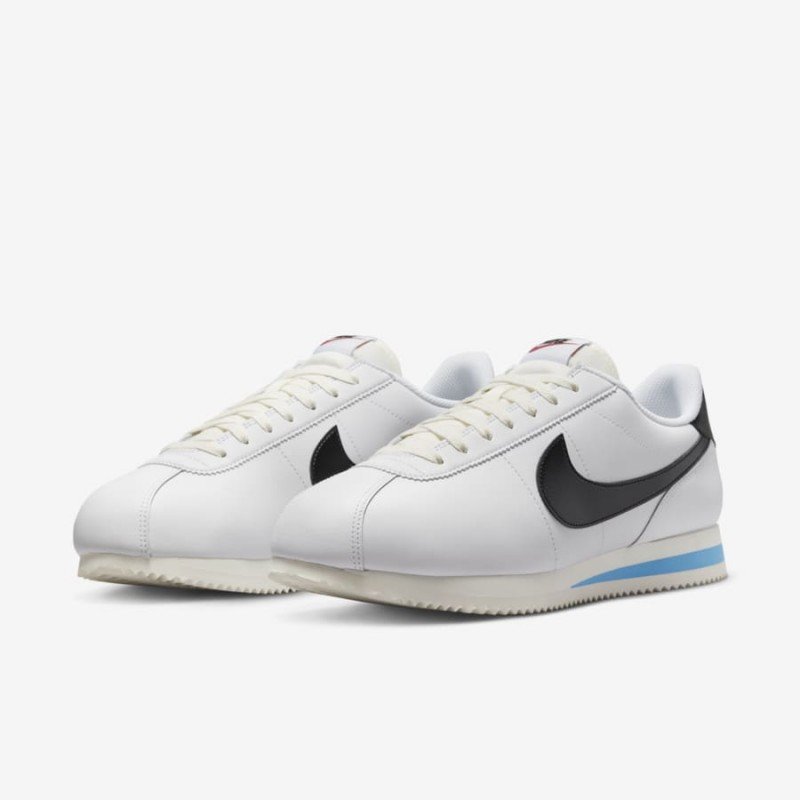 Giày Nike Cortez Leather Nam - Trắng Đen