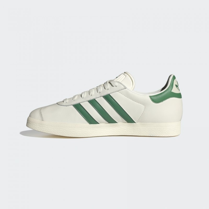 Giày Adidas Gazelle Nữ - Trắng Xanh Lá