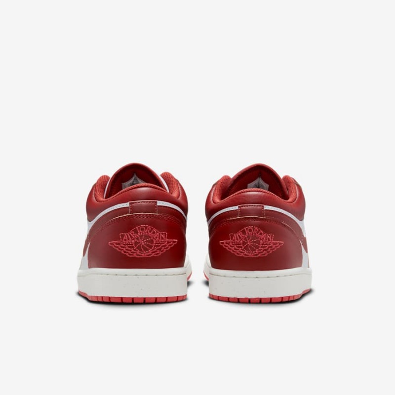 Giày Nike Air Jordan 1 Low Nam - Trắng Đỏ