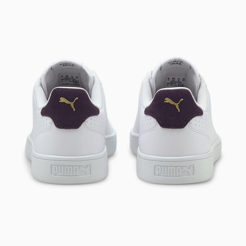 Giày Puma Shuffle Perforated Nam - Trắng Đen Nâu