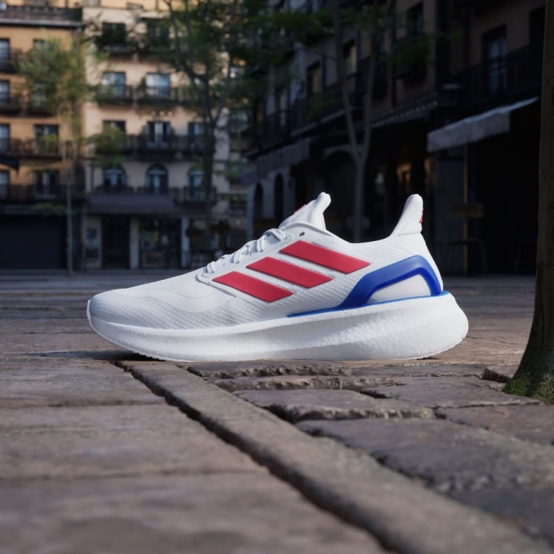 Giày Adidas Pureboost 5 Nam - Trắng Xanh Đỏ