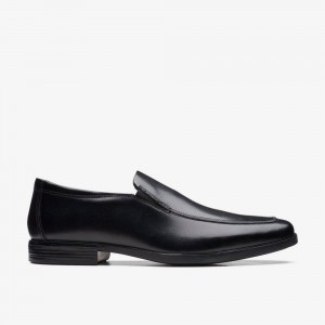 Giày Clarks Howard Edge Loafer Nam - Đen