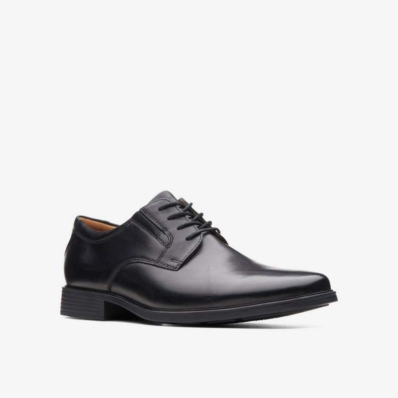 Giày Clarks Tilden Plain Nam - Đen