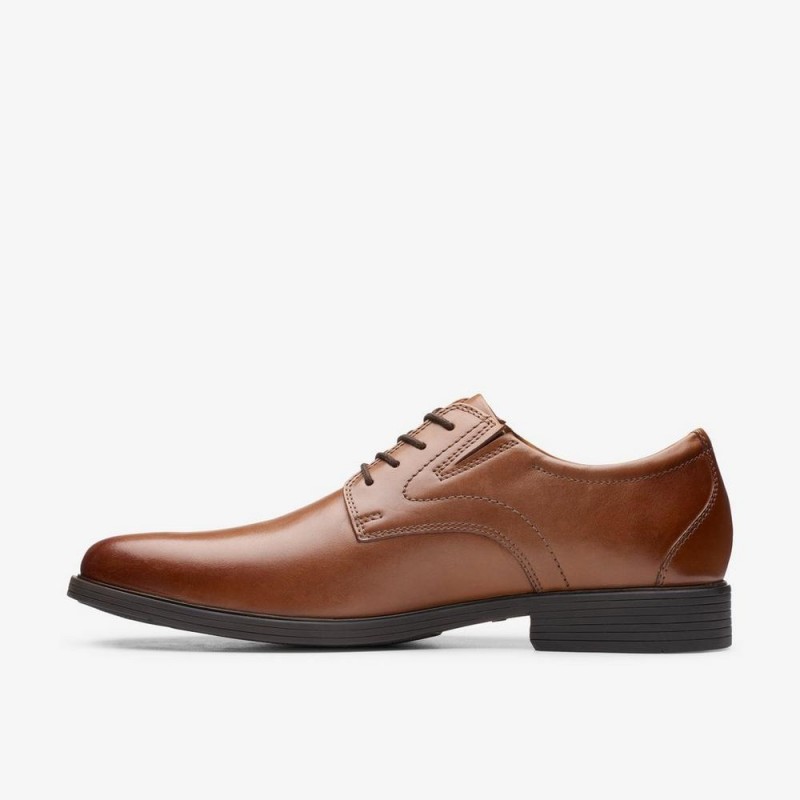 Giày Clarks Whiddon Plain Nam - Nâu