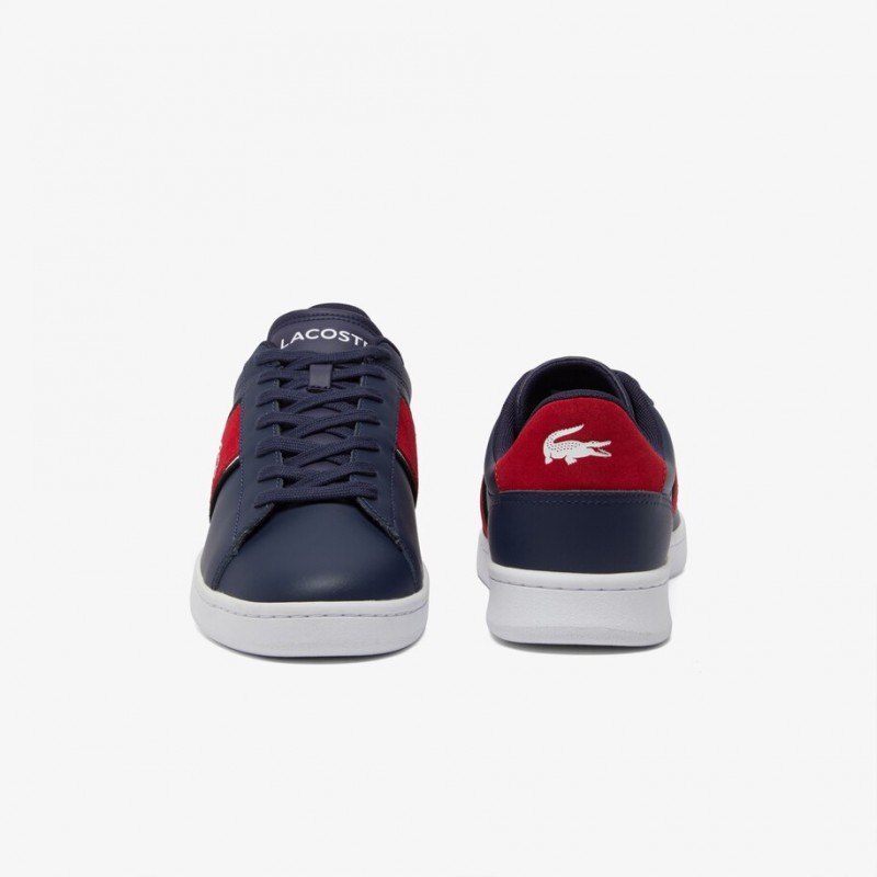 Giày Lacoste Carnaby Set CGR Nam - Navy Đỏ