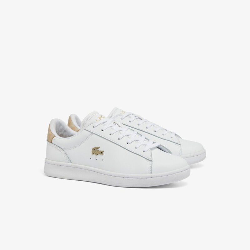 Giày Lacoste Carnaby Set Nữ - Trắng Gold