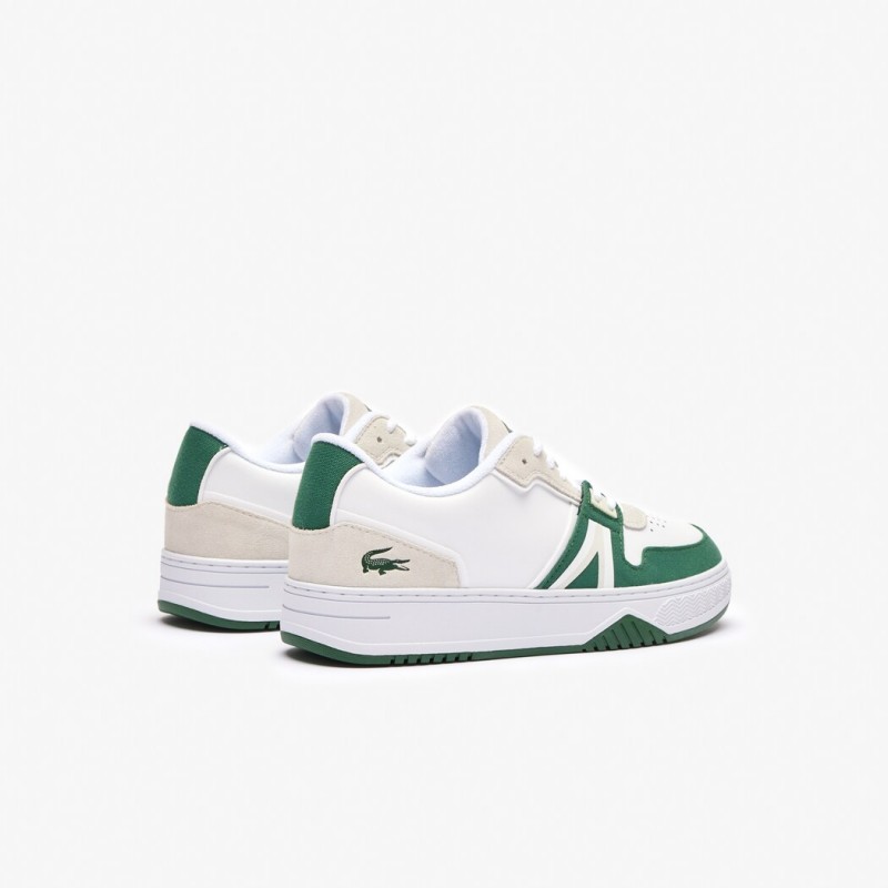 Giày Lacoste L001 Leather Nam - Trắng Xanh Lá