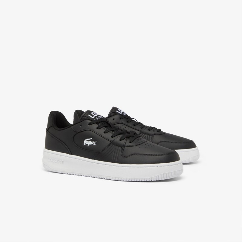 Giày Lacoste L001 Leather Nam - Đen Trắng