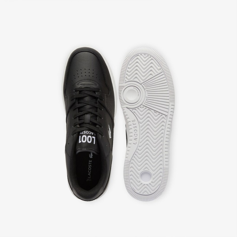 Giày Lacoste L001 Leather Nam - Đen Trắng