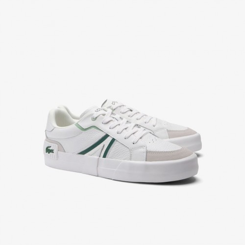 Giày Lacoste L004 Sneaker Nam - Trắng Xanh Lá