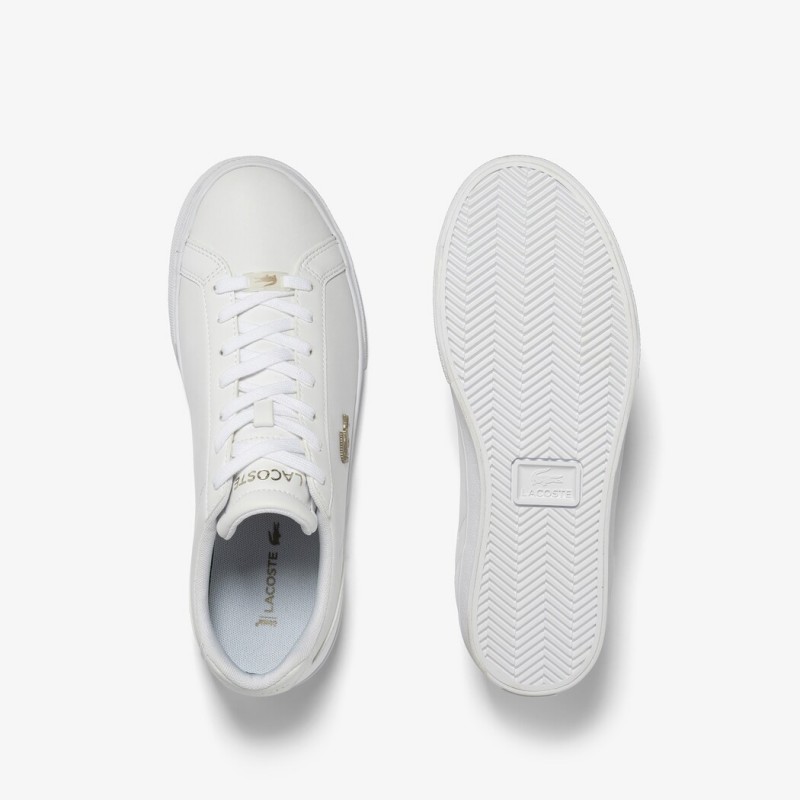 Giày Lacoste Lerond Pro Nam - Trắng Gold