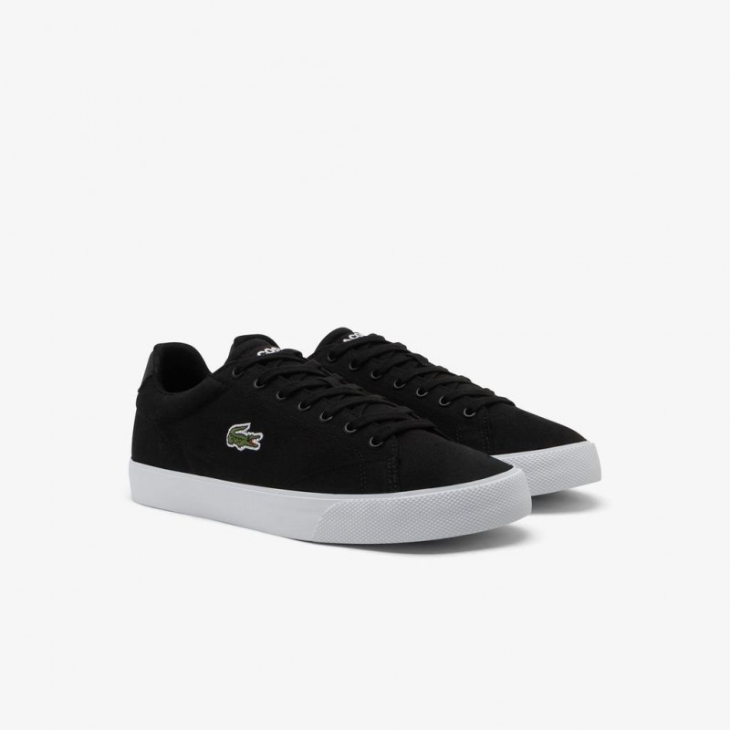 Giày Lacoste Lerond Set 125 Nam - Đen trắng