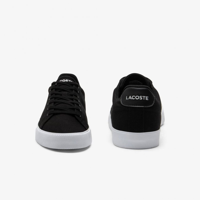 Giày Lacoste Lerond Set 125 Nam - Đen trắng