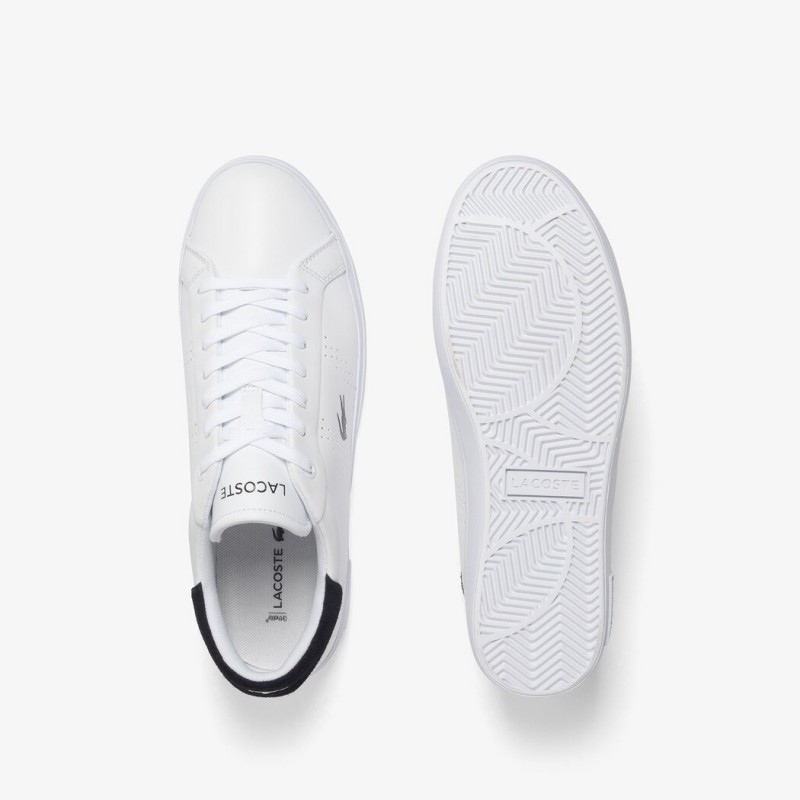 Giày Lacoste PowerCourt 2.0 Nam - Trắng Đen Giày Lacoste PowerCourt 2.0 Nam - Trắng Đen