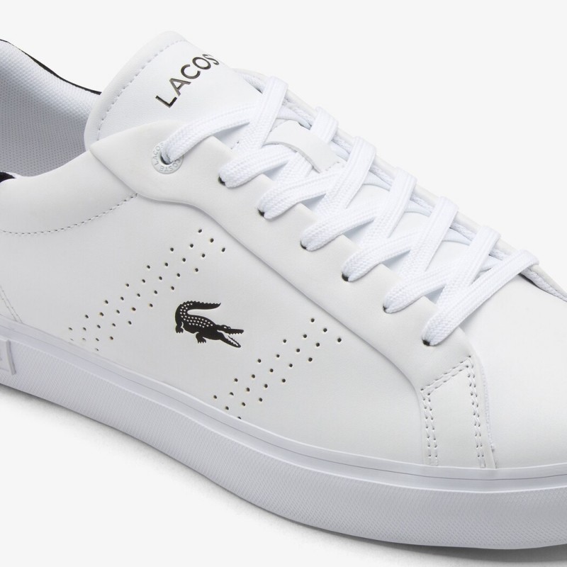 Giày Lacoste PowerCourt 2.0 Nam - Trắng Đen Giày Lacoste PowerCourt 2.0 Nam - Trắng Đen