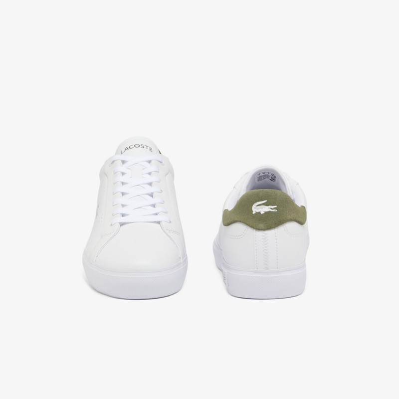 Giày Lacoste PowerCourt 2.0 Nam - Trắng Rêu