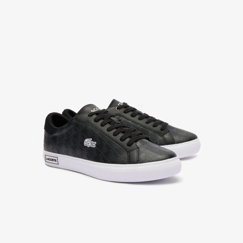 Giày Lacoste PowerCourt Nam - Đen Trắng Giày Lacoste PowerCourt Nam - Đen Trắng