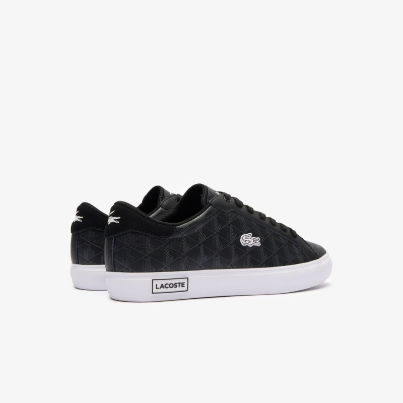 Giày Lacoste PowerCourt Nam - Đen Trắng Giày Lacoste PowerCourt Nam - Đen Trắng