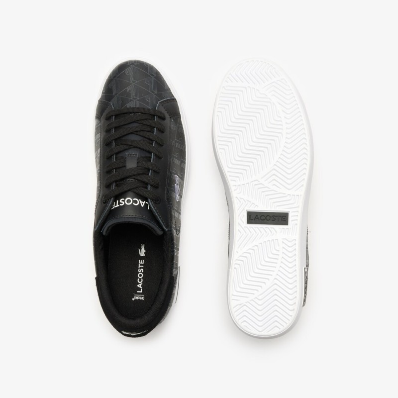 Giày Lacoste PowerCourt Nam - Đen Trắng Giày Lacoste PowerCourt Nam - Đen Trắng