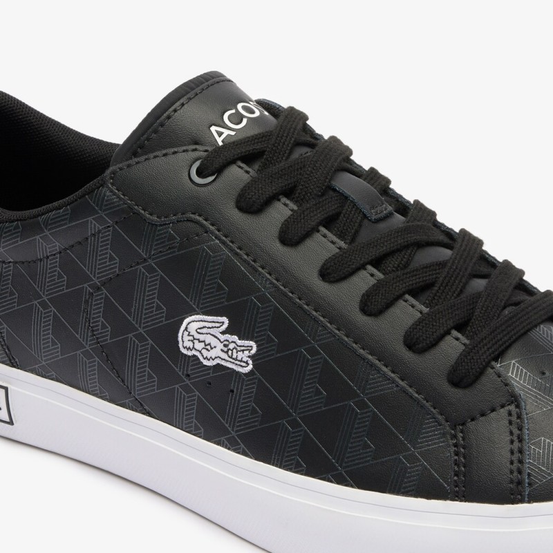 Giày Lacoste PowerCourt Nam - Đen Trắng Giày Lacoste PowerCourt Nam - Đen Trắng