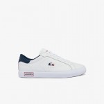 Giày Lacoste PowerCourt Leather Nam - Trắng