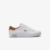 Giày Lacoste Powercourt Leather Nam - Trắng Nâu Giày Lacoste Powercourt Leather Nam - Trắng Nâu
